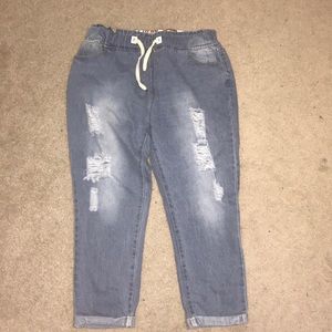 shein distressed jeans